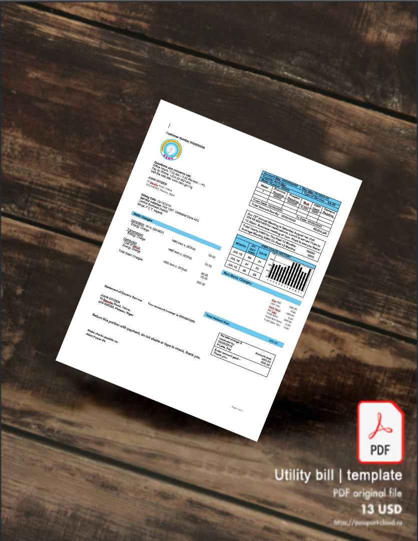 Utility bill | Albanian Power | Albania